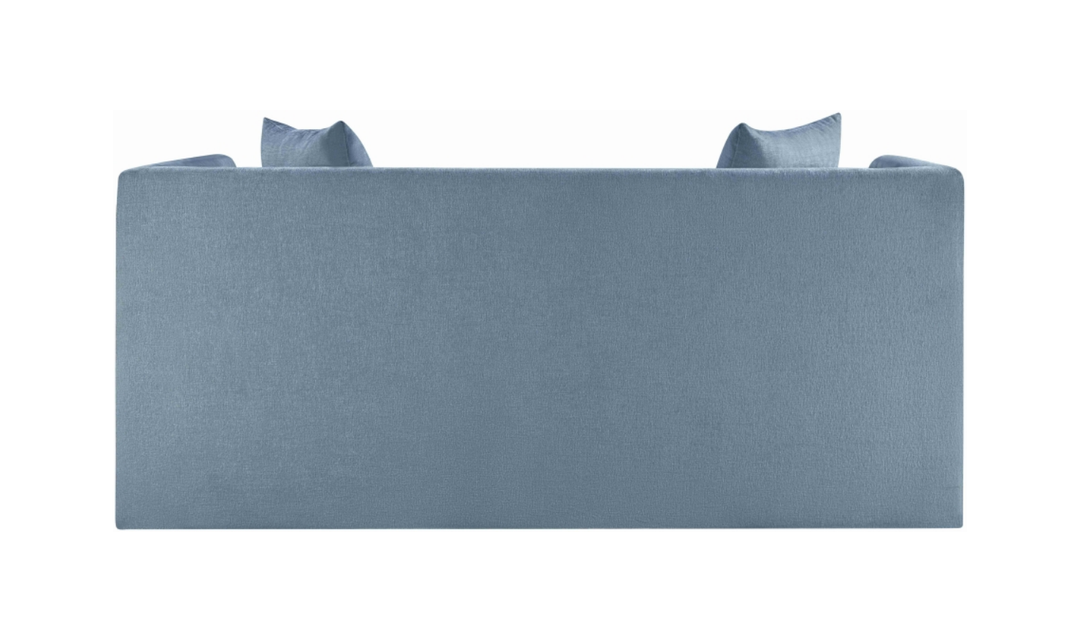 Meridian Furniture Everett Chenille Fabric Upholstered Loveseat Sofa