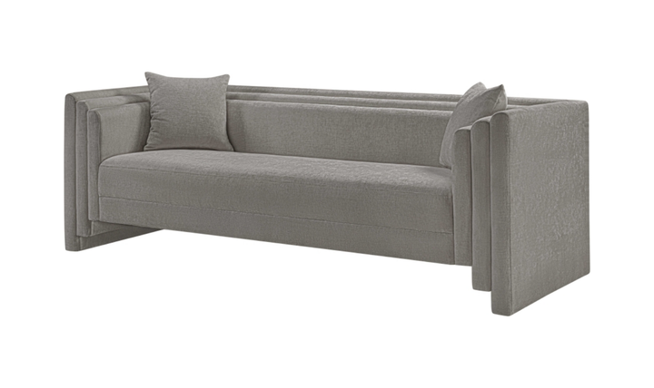 Meridian Furniture Everett Chenille Fabric Upholstered Sofa