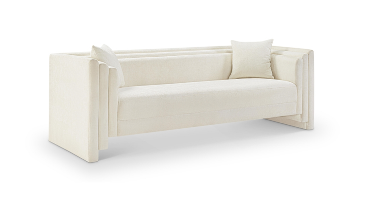 Meridian Furniture Everett Chenille Fabric Upholstered Sofa