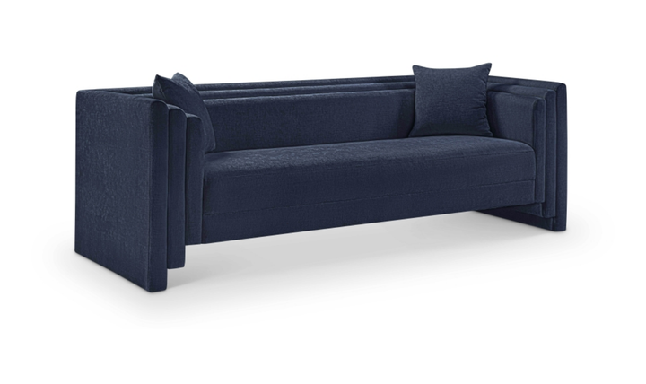 Meridian Furniture Everett Chenille Fabric Upholstered Sofa