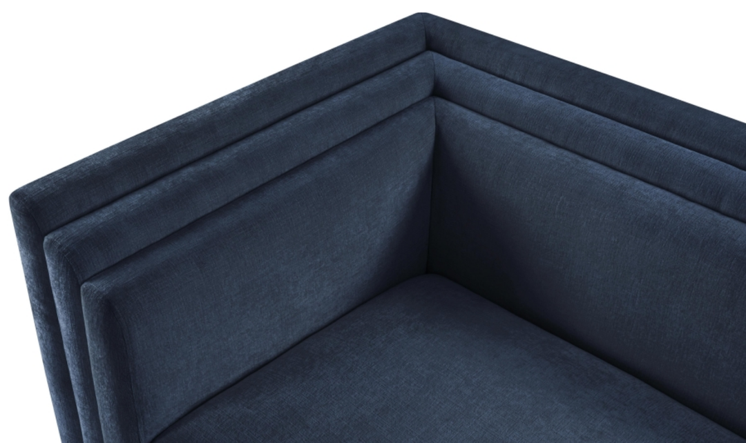 Meridian Furniture Everett Chenille Fabric Upholstered Sofa