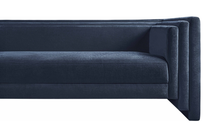 Meridian Furniture Everett Chenille Fabric Upholstered Sofa
