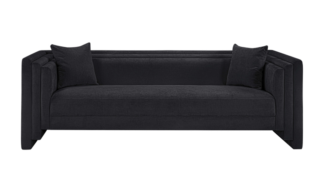 Meridian Furniture Everett Chenille Fabric Upholstered Sofa