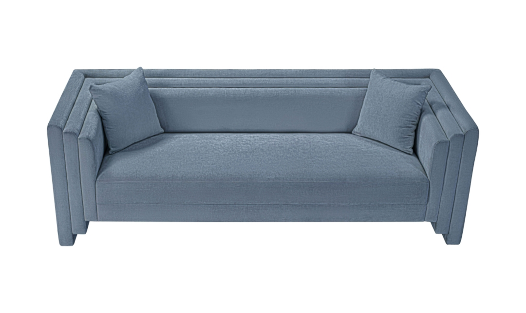 Meridian Furniture Everett Chenille Fabric Upholstered Sofa