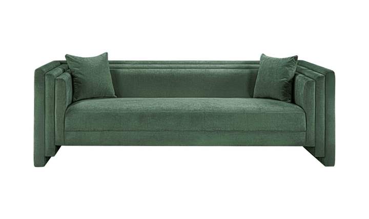 Meridian Furniture Everett Chenille Fabric Upholstered Sofa-Jennifer Furniture