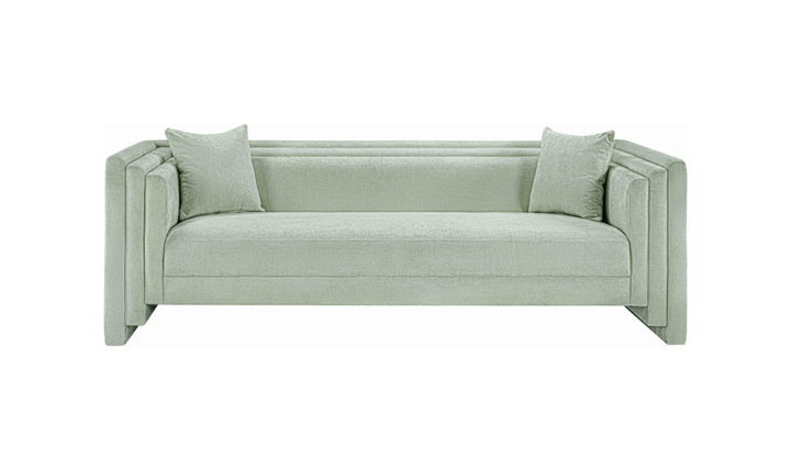 Meridian Furniture Everett Chenille Fabric Upholstered Sofa-Jennifer Furniture