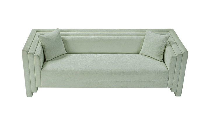 Meridian Furniture Everett Chenille Fabric Upholstered Sofa