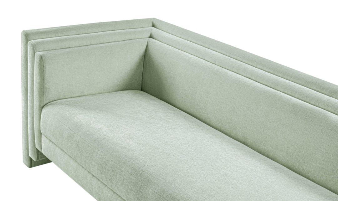 Meridian Furniture Everett Chenille Fabric Upholstered Sofa