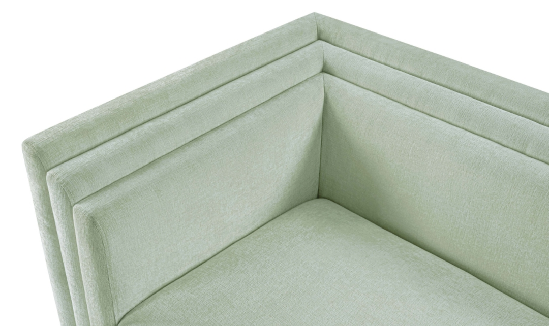 Meridian Furniture Everett Chenille Fabric Upholstered Sofa