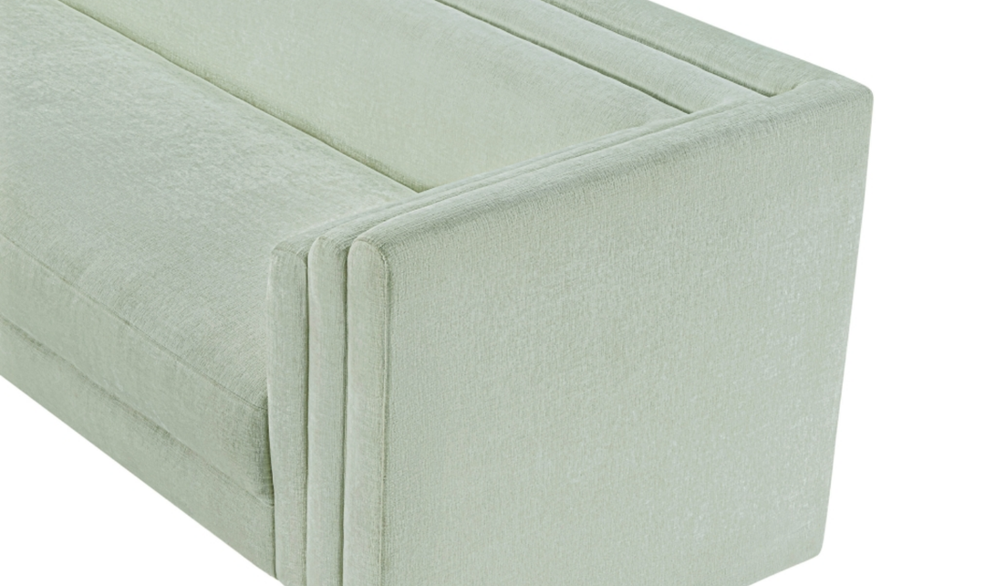 Meridian Furniture Everett Chenille Fabric Upholstered Sofa