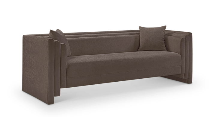 Meridian Furniture Everett Chenille Fabric Upholstered Sofa