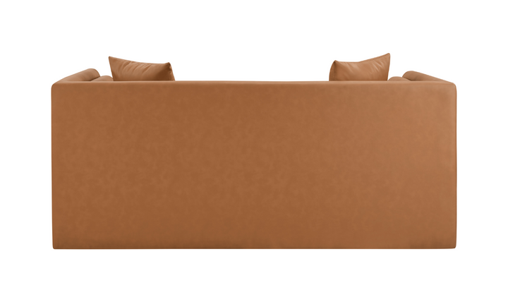 Meridian Furniture Everett Vegan Leather Upholstered Loveseat Sofa