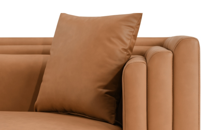 Meridian Furniture Everett Vegan Leather Upholstered Loveseat Sofa-Jennifer Furniture