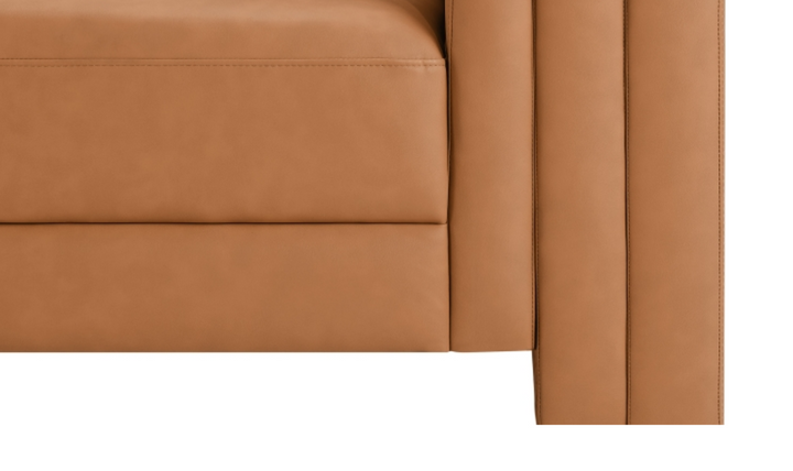 Meridian Furniture Everett Vegan Leather Upholstered Loveseat Sofa