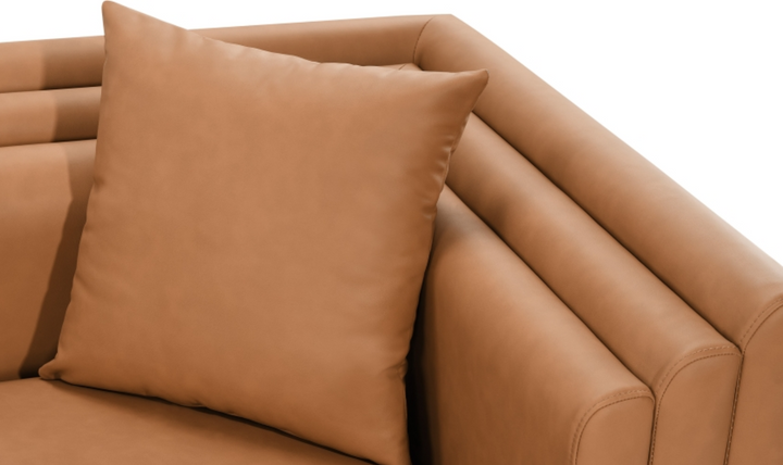 Meridian Furniture Everett Vegan Leather Upholstered Loveseat Sofa-Jennifer Furniture