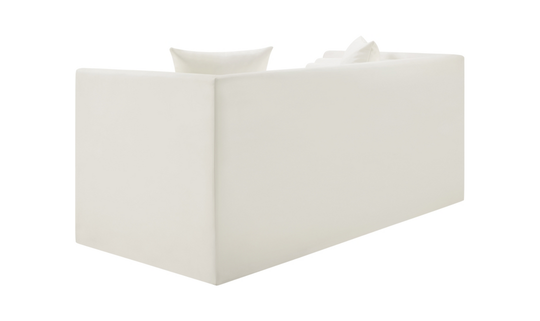 Meridian Furniture Everett Vegan Leather Upholstered Loveseat Sofa-Jennifer Furniture