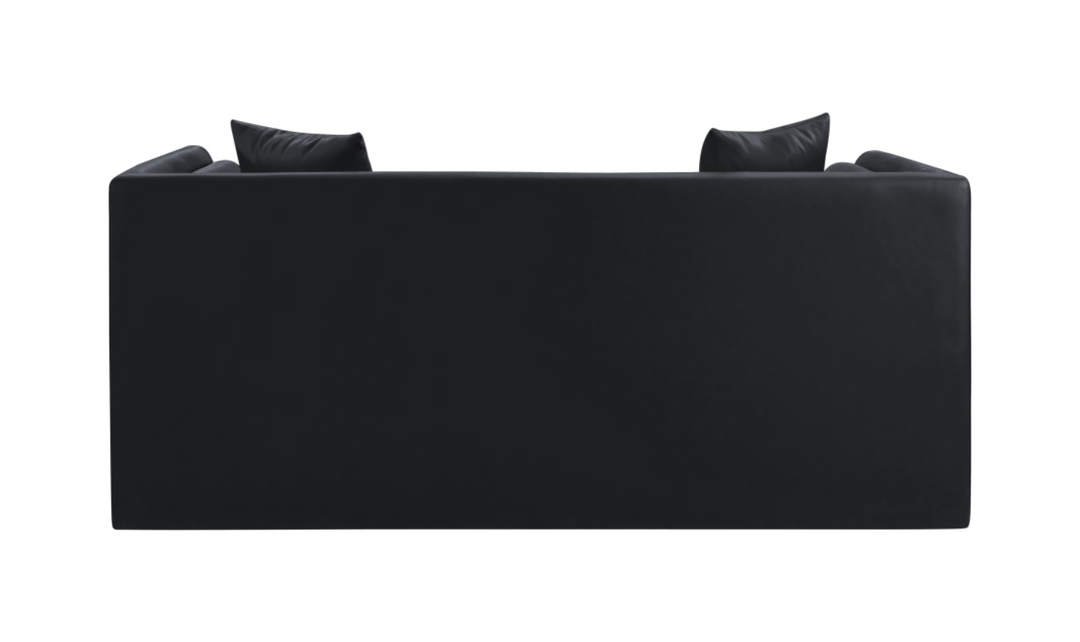 Meridian Furniture Everett Vegan Leather Upholstered Loveseat Sofa