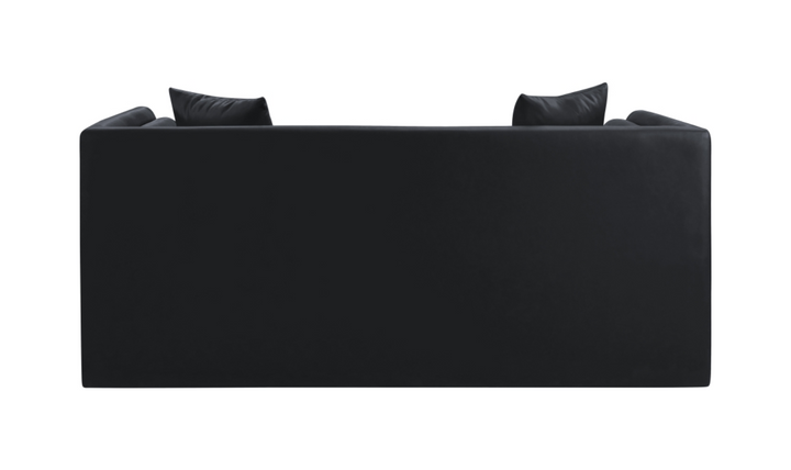 Meridian Furniture Everett Vegan Leather Upholstered Loveseat Sofa
