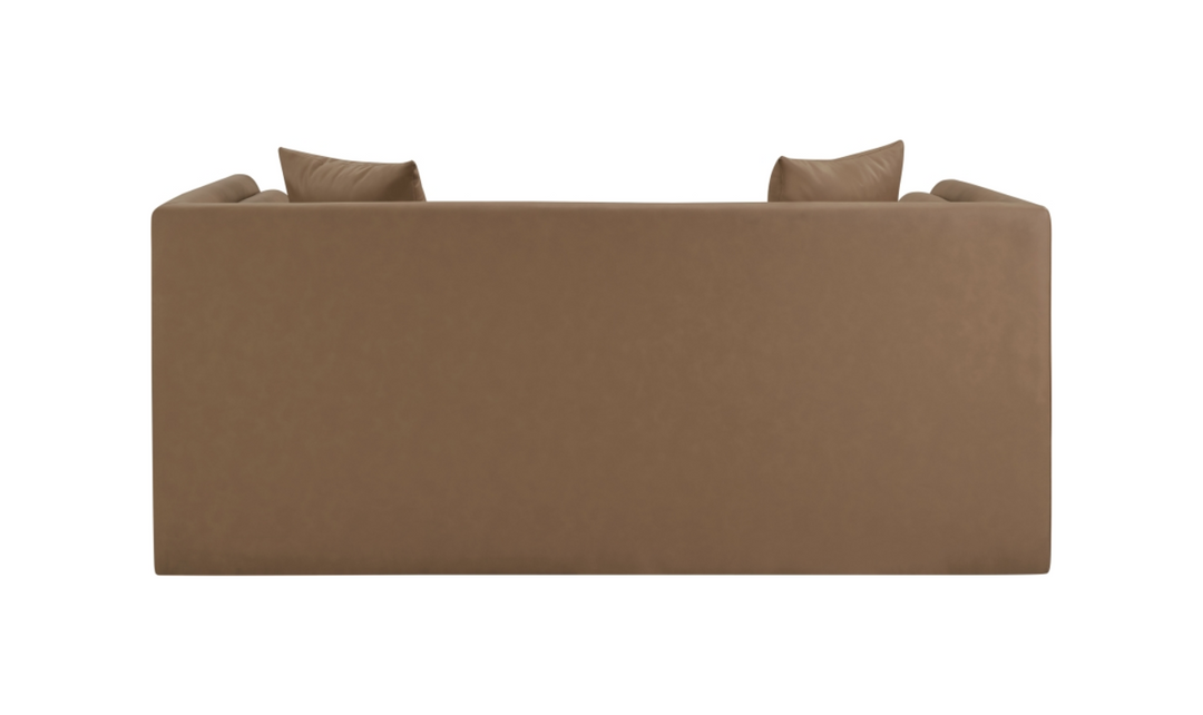 Meridian Furniture Everett Vegan Leather Upholstered Loveseat Sofa