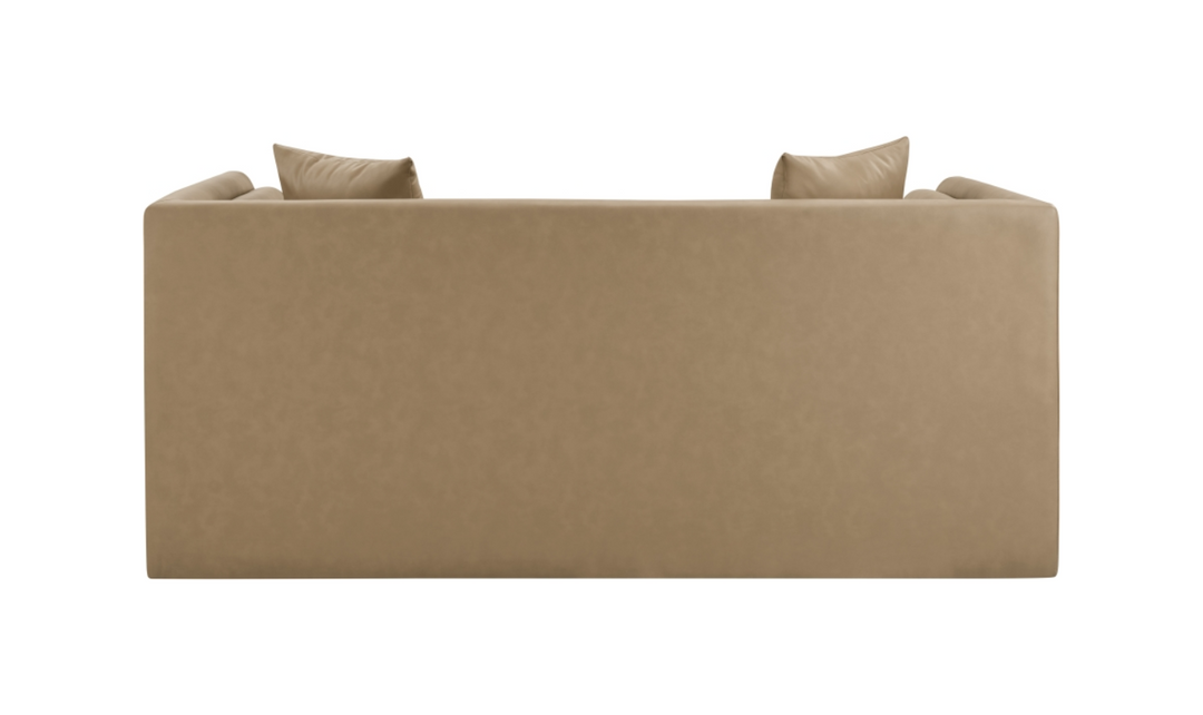 Meridian Furniture Everett Vegan Leather Upholstered Loveseat Sofa