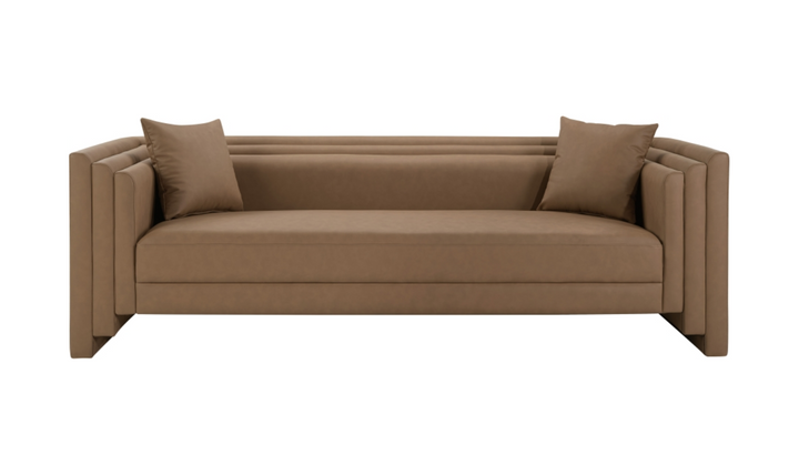 Meridian Furniture Everett Vegan Leather Upholstered Sofa-Jennifer Furniture