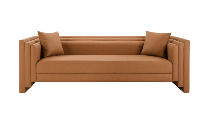 Meridian Furniture Everett Vegan Leather Upholstered Sofa
