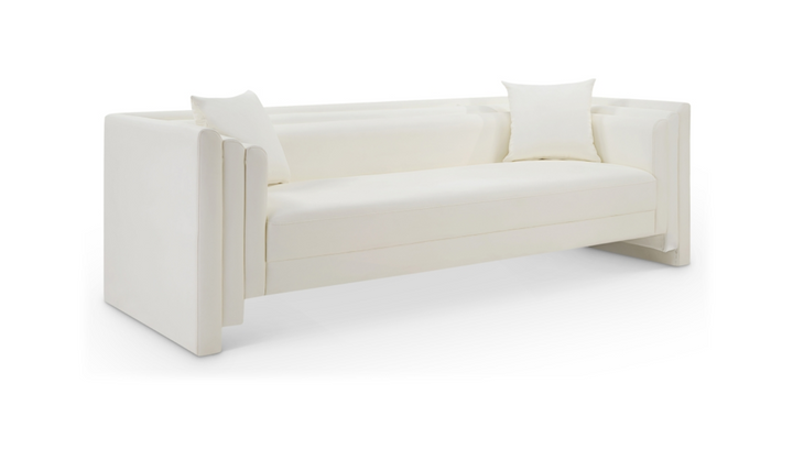 Meridian Furniture Everett Vegan Leather Upholstered Sofa