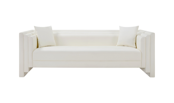 Meridian Furniture Everett Vegan Leather Upholstered Sofa