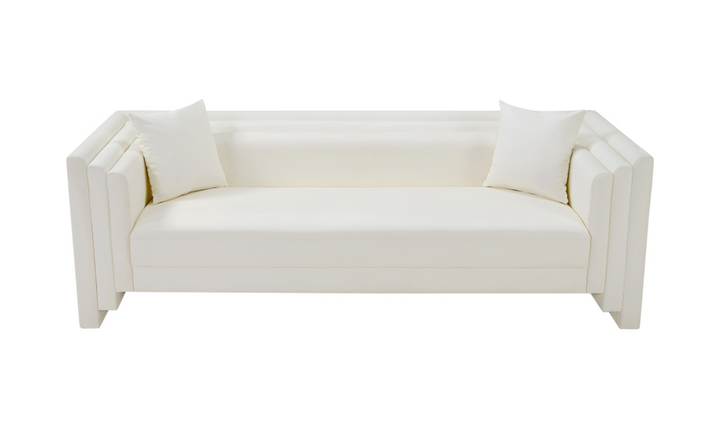 Meridian Furniture Everett Vegan Leather Upholstered Sofa