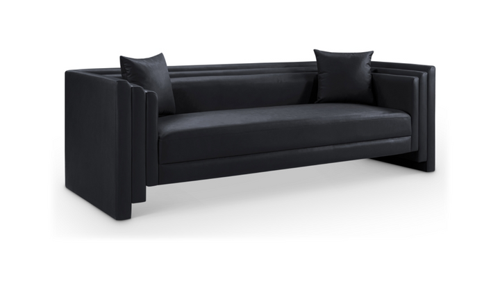 Meridian Furniture Everett Vegan Leather Upholstered Sofa