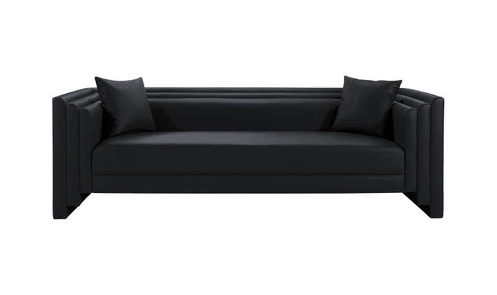 Meridian Furniture Everett Vegan Leather Upholstered Sofa