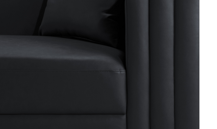 Meridian Furniture Everett Vegan Leather Upholstered Sofa