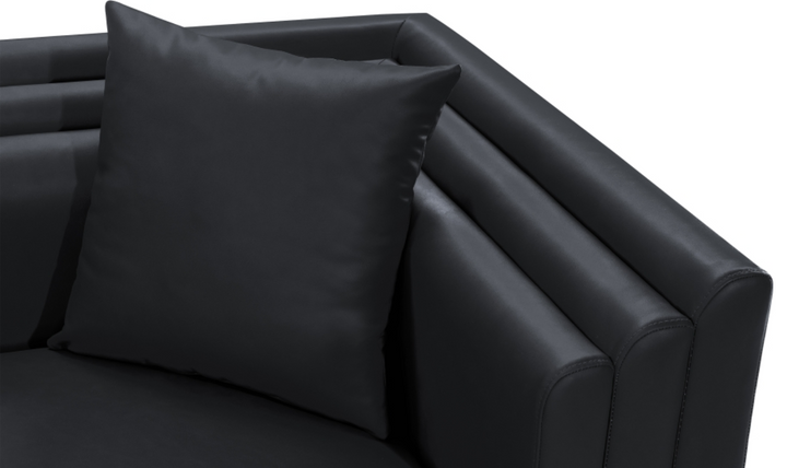 Meridian Furniture Everett Vegan Leather Upholstered Sofa