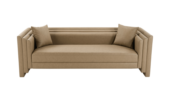 Meridian Furniture Everett Vegan Leather Upholstered Sofa-Jennifer Furniture