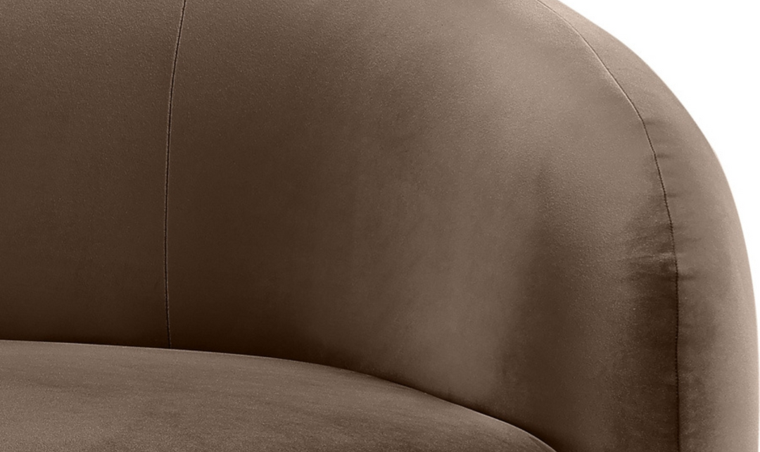 Meridian Furniture Gustavo Velvet Fabric Upholstered Loveseat