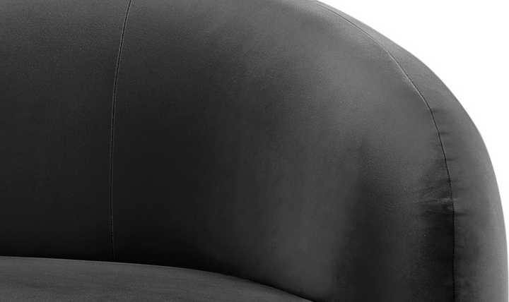 Meridian Furniture Gustavo Velvet Fabric Upholstered Loveseat