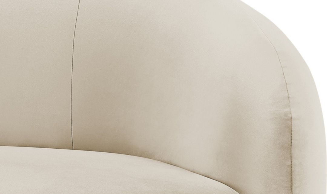 Meridian Furniture Gustavo Velvet Fabric Upholstered Loveseat