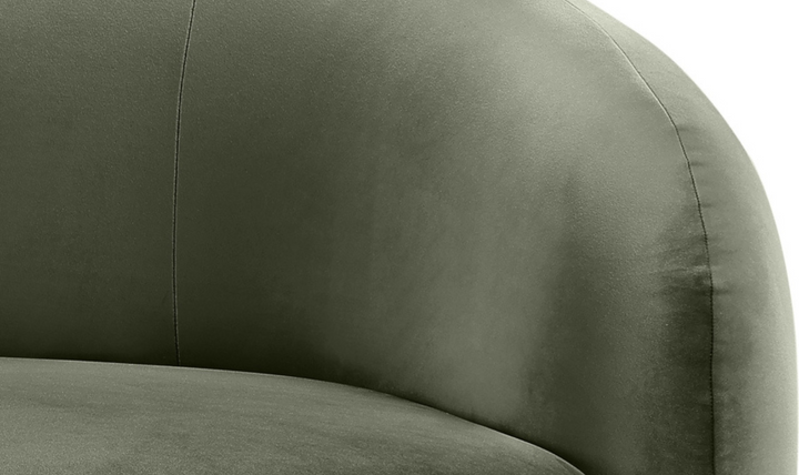 Meridian Furniture Gustavo Velvet Fabric Upholstered Loveseat