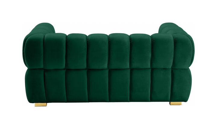 Meridian Furniture  Gwen Velvet Upholstered Loveseat Sofa-Jennifer Furniture