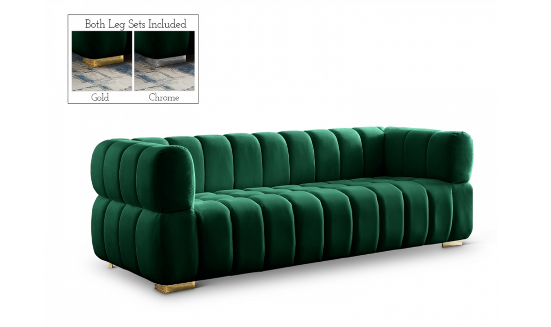 Meridian Furniture Gwen Velvet Upholstered Sofa