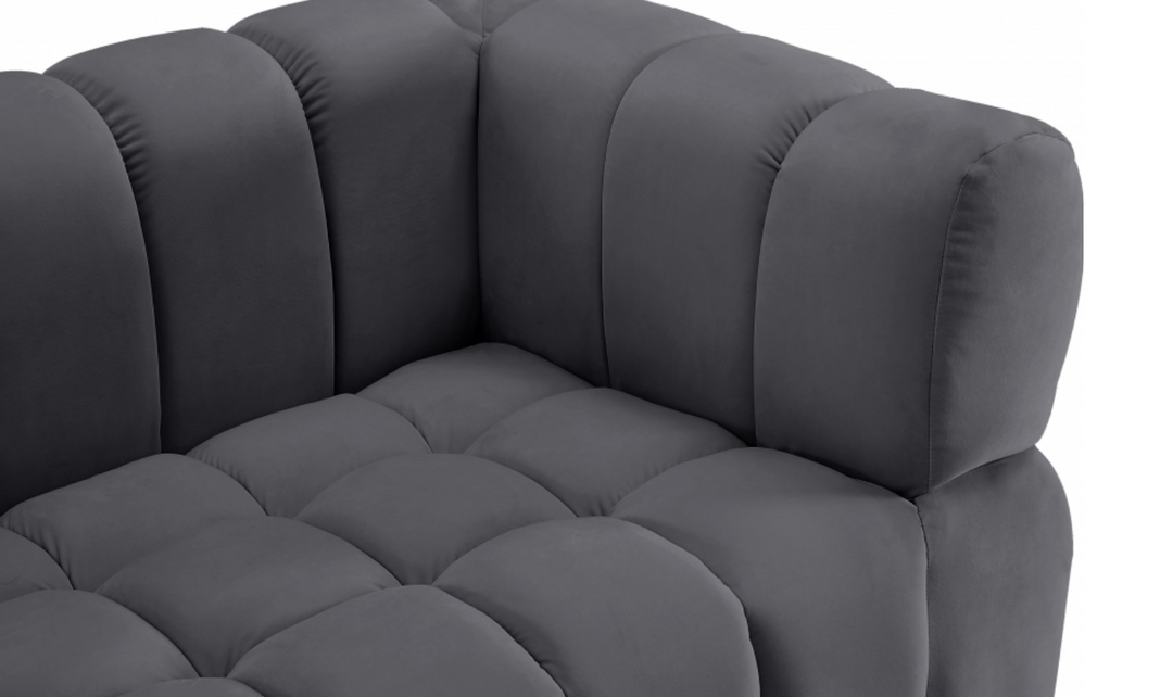 Meridian Furniture Gwen Velvet Upholstered Sofa