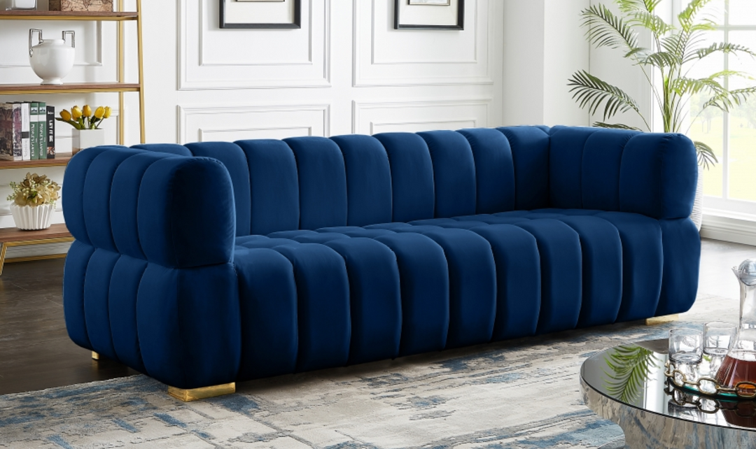 Meridian Furniture Gwen Velvet Upholstered Sofa