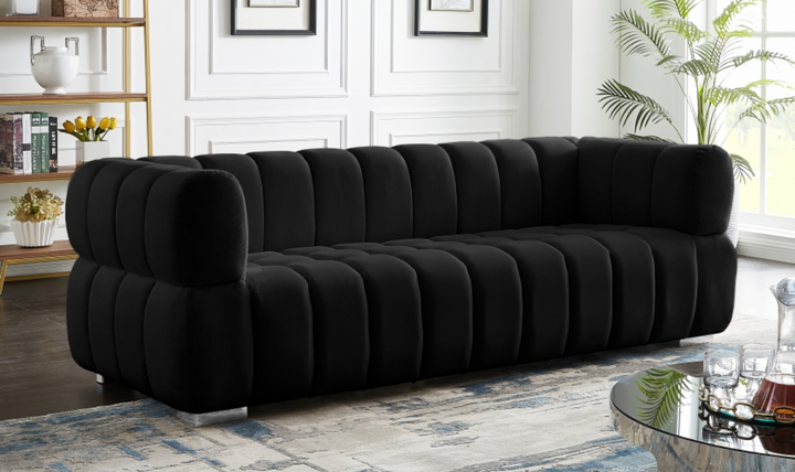 Meridian Furniture Gwen Velvet Upholstered Sofa