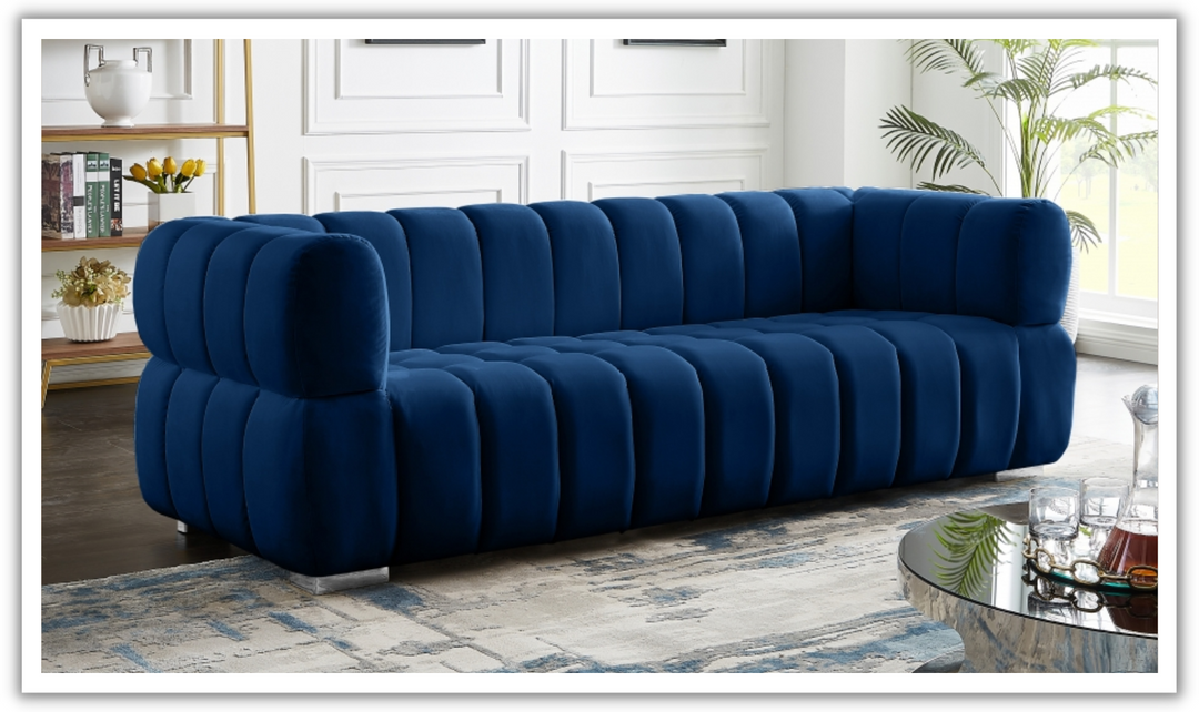 Meridian Furniture Gwen Velvet Upholstered Sofa