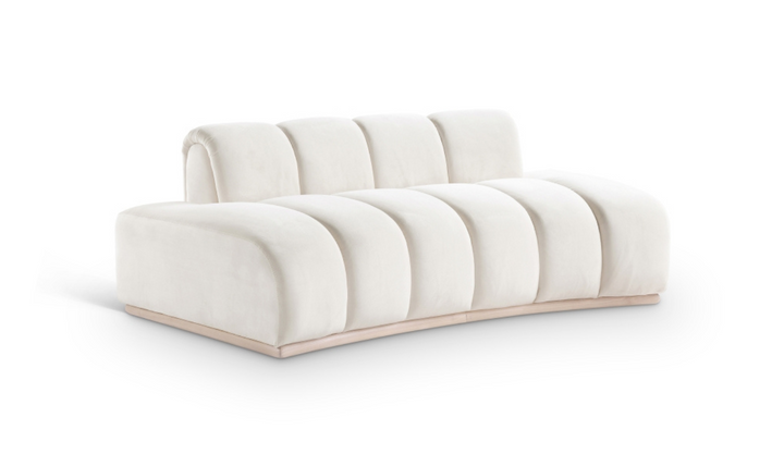 Meridian Furniture Jace Tufted Velvet Fabric Upholstered Loveseat