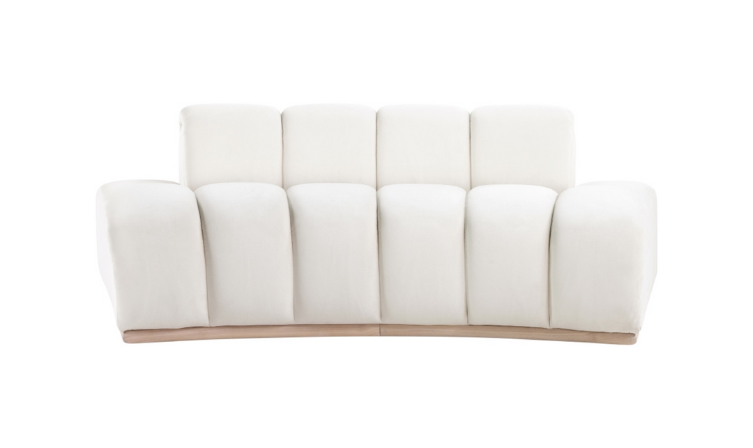 Meridian Furniture Jace Tufted Velvet Fabric Upholstered Loveseat