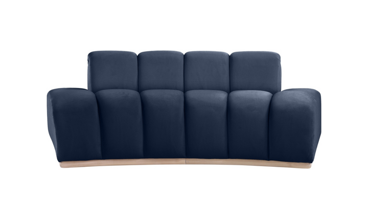 Meridian Furniture Jace Tufted Velvet Fabric Upholstered Loveseat