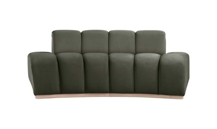 Meridian Furniture Jace Tufted Velvet Fabric Upholstered Loveseat