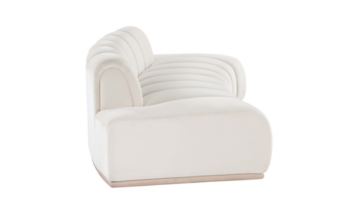 Meridian Furniture Jace Tufted Velvet Fabric Upholstered Loveseat