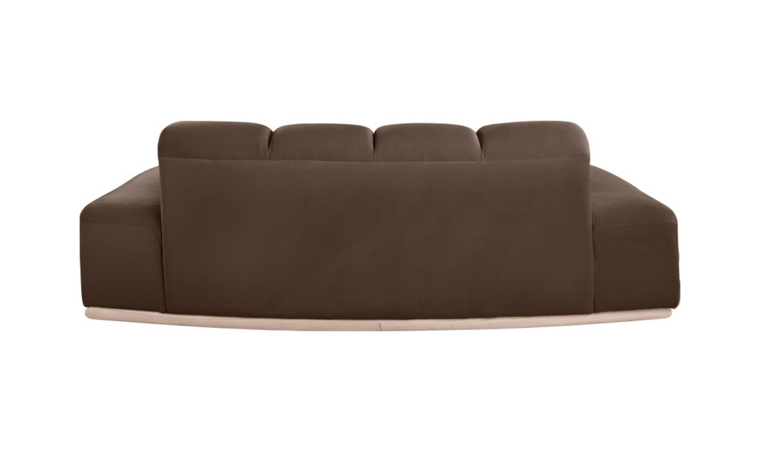 Meridian Furniture Jace Tufted Velvet Fabric Upholstered Loveseat